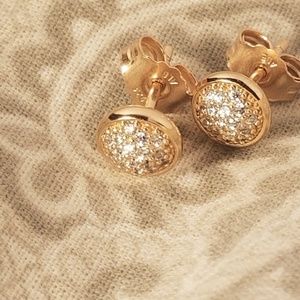 Pandora Rose Dazzling Droplets earrings